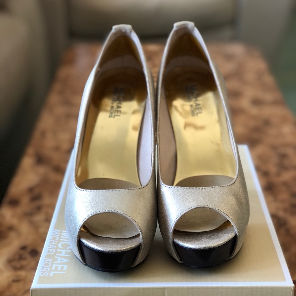 Michael Kors “Miami” open toe heels